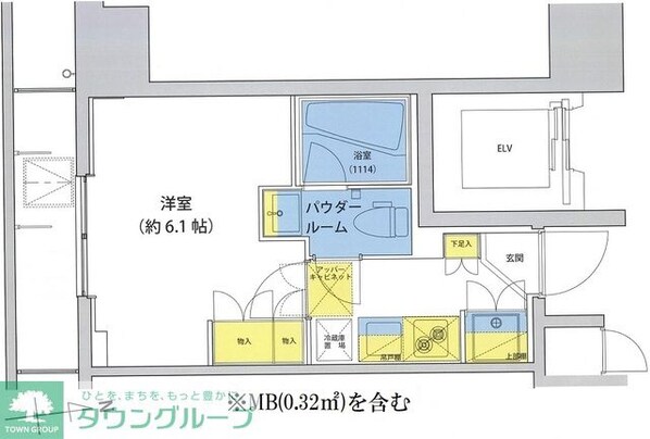 アジールコート北品川の物件間取画像